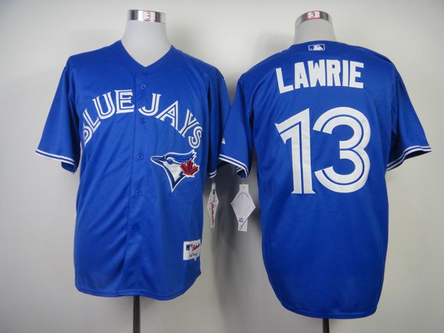 Men Toronto Blue Jays #13 Lawrie Blue MLB Jerseys